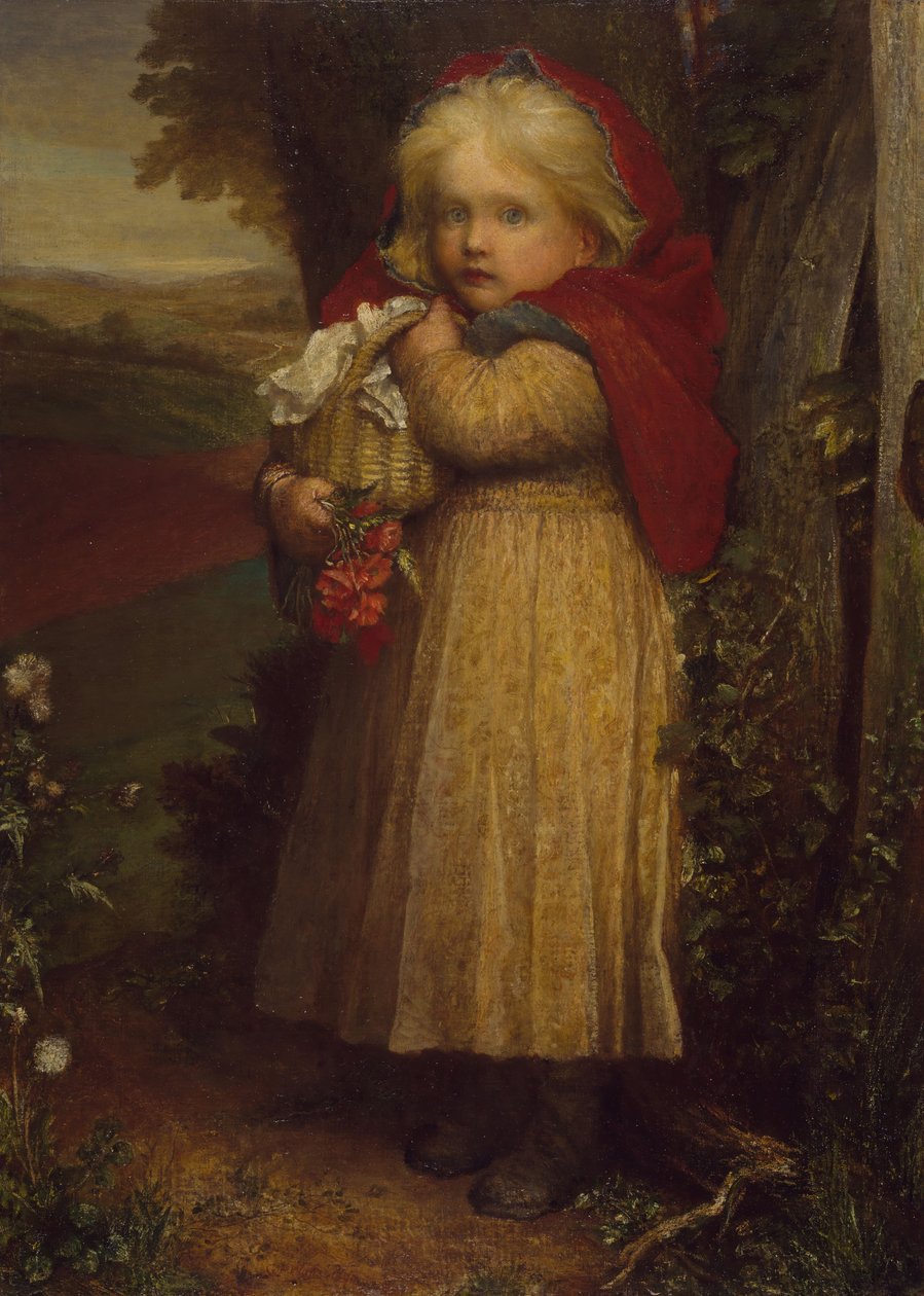 Chapeuzinho Vermelho, 1890. de George Frederick Watts