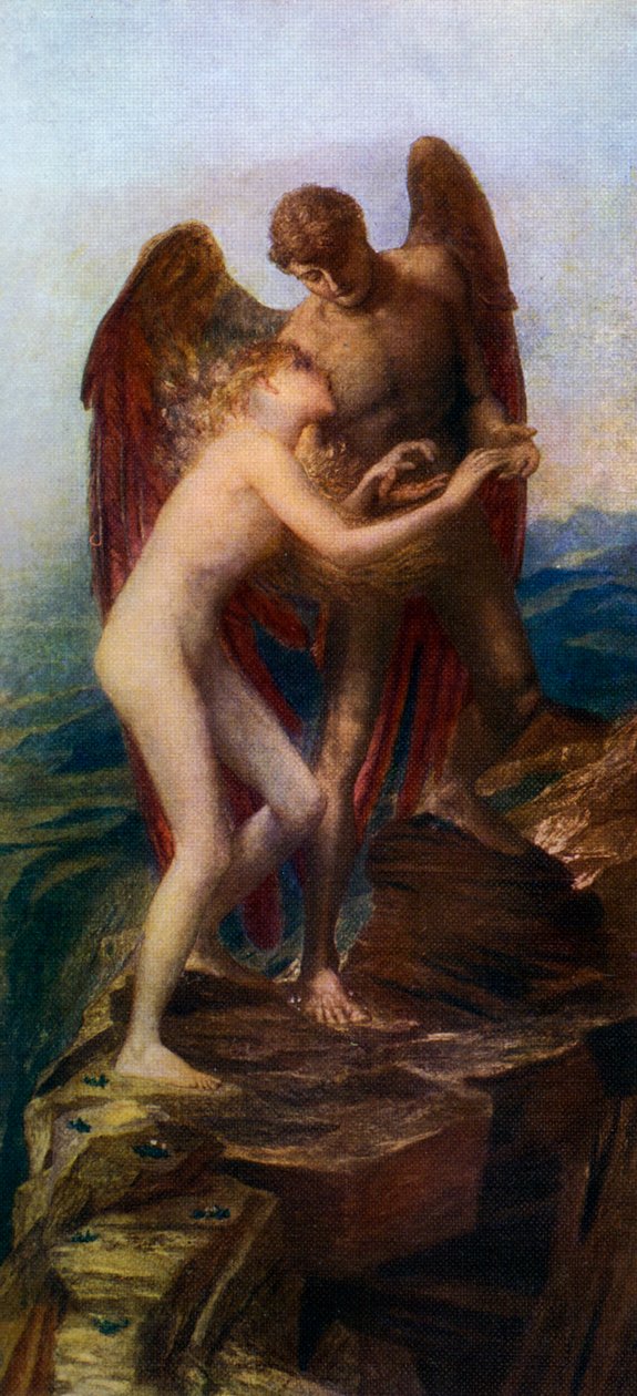 Amor e Vida, 1893, 1912. de George Frederick Watts
