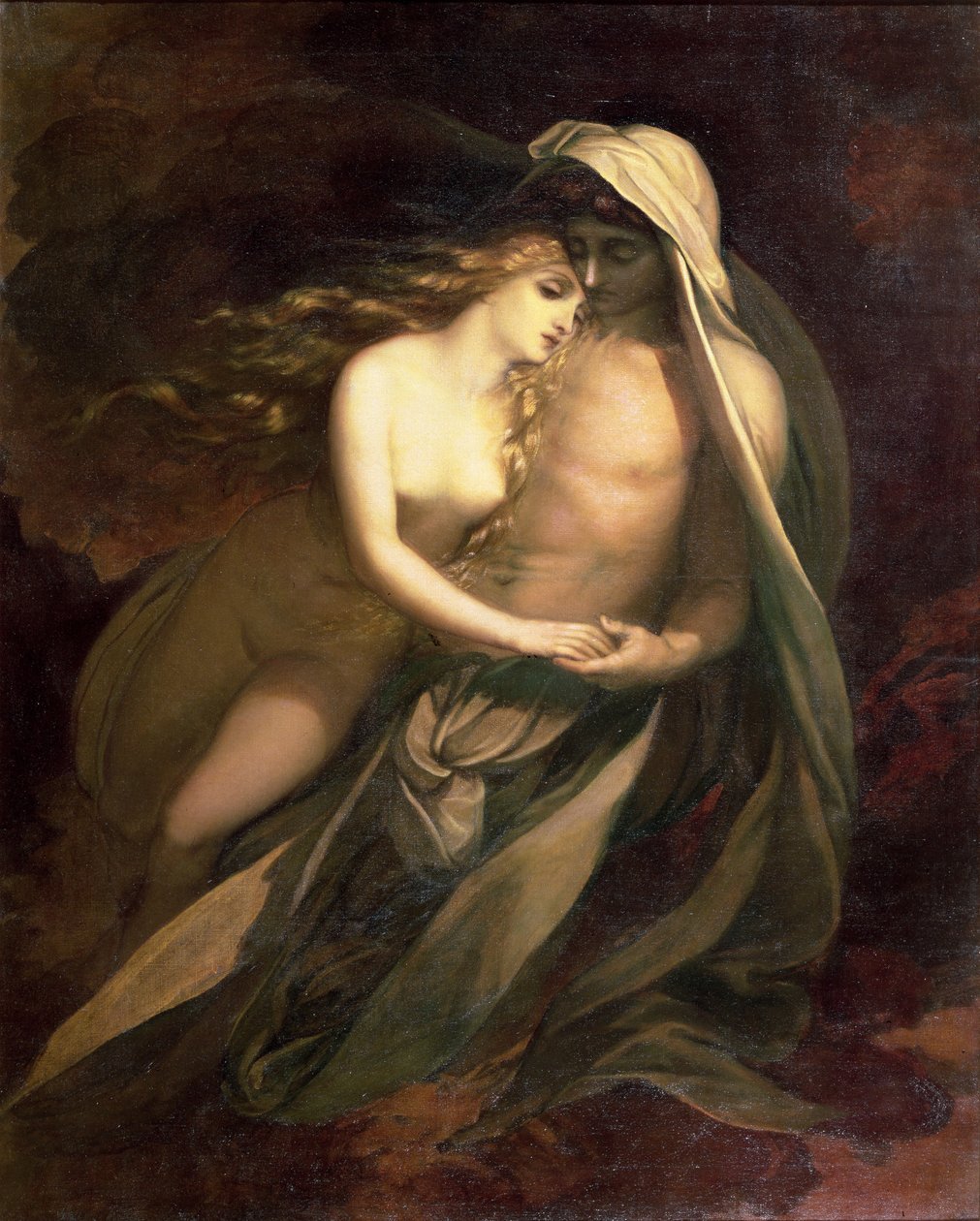 Paolo e Francesca (A História de Rimini) de George Frederick Watts