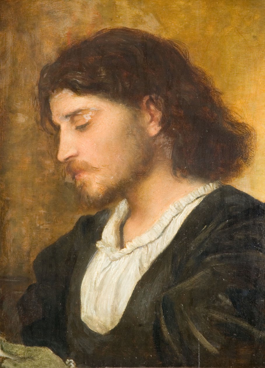Estudo de Gennaro, um nobre veneziano, 1840-1890. de George Frederick Watts