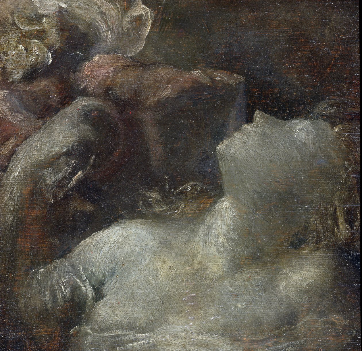 Estudo para &39;Ophelia&39;, c.1870 (painel) de George Frederick Watts