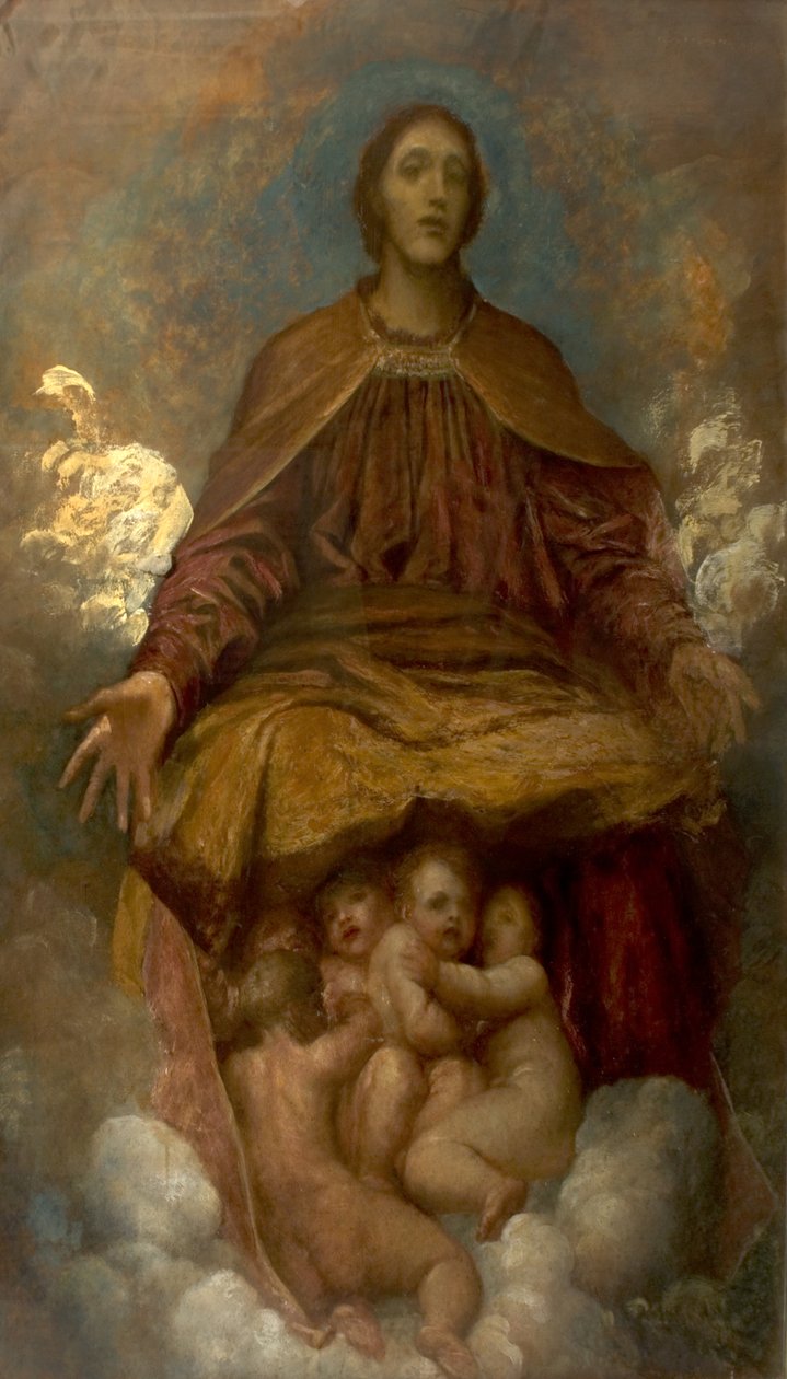 O espírito do cristianismo, 1872-75 de George Frederick Watts