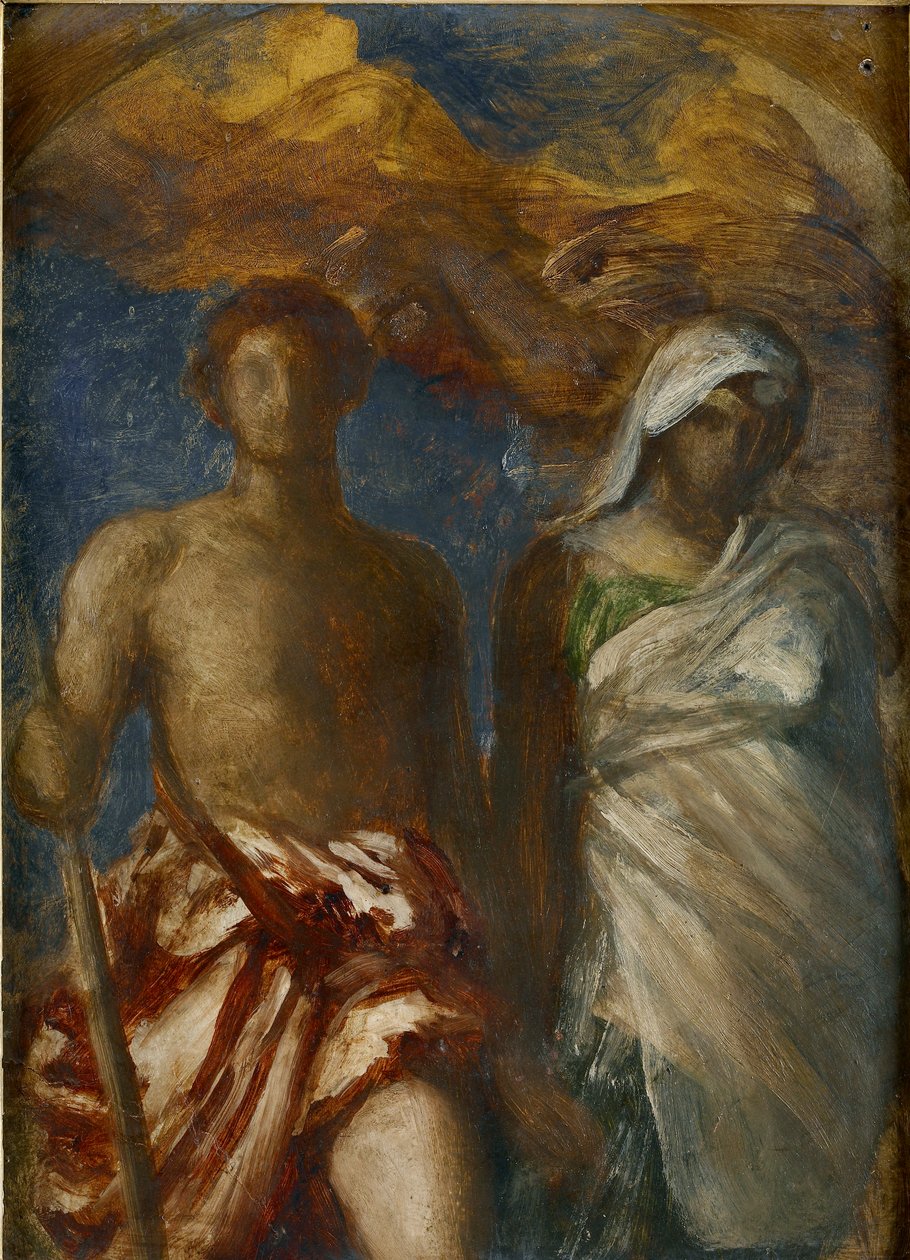 Tempo e Morte, c1868 de George Frederick Watts
