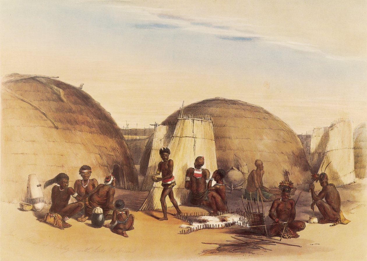 A vida numa conta Zulu de George French Angas