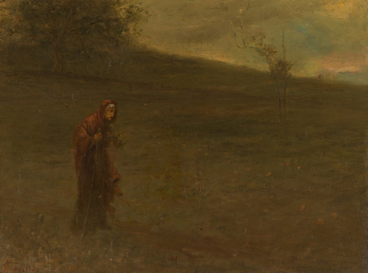 O Coletor de Simples, c. 1880. de George Fuller