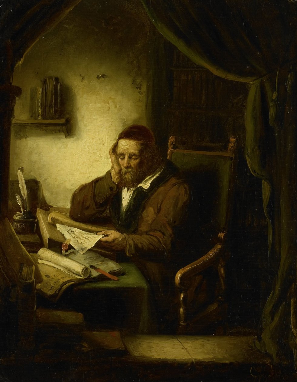 O Velho no seu Estudo de George Gillis Haanen
