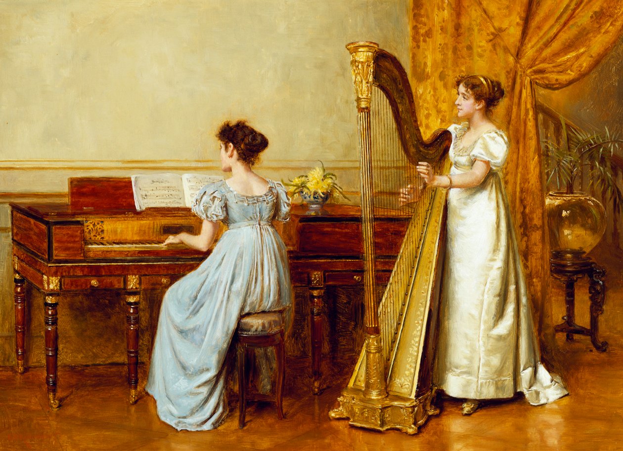 The Music Room de George Goodwin Kilburne