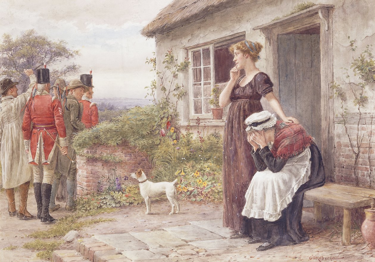 The Press Gang, de George Goodwin Kilburne