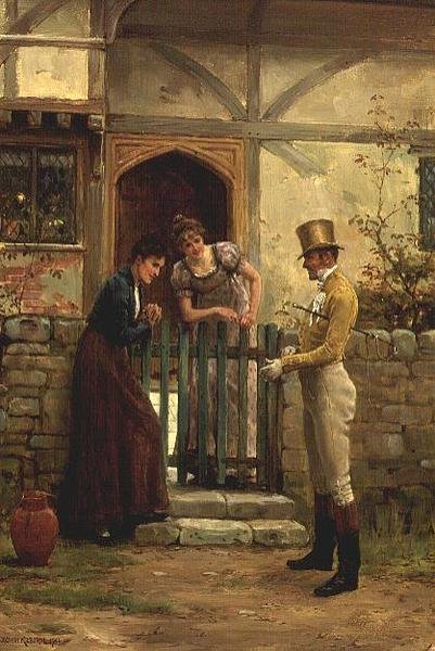 O Visitante de George Goodwin Kilburne