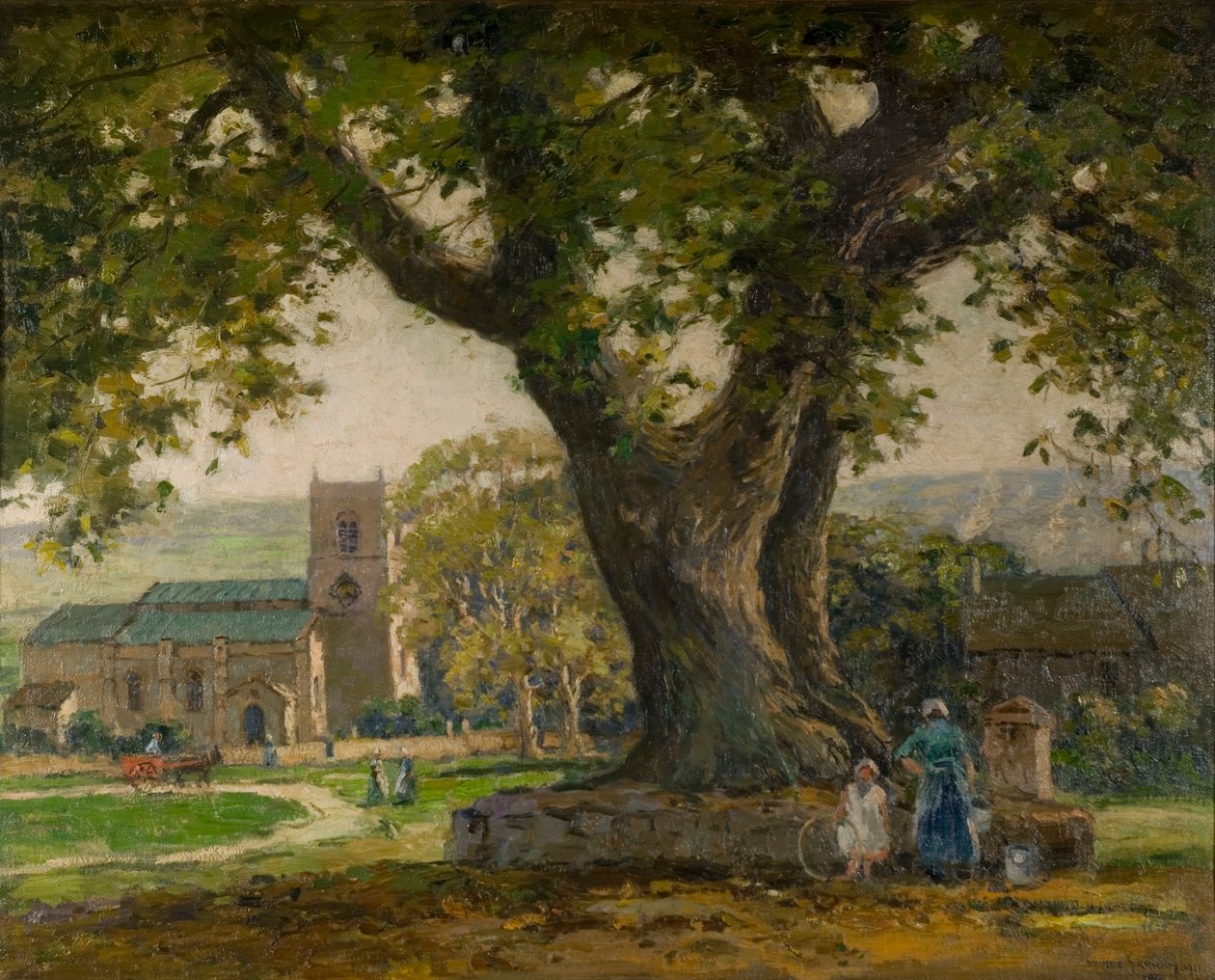 Wensley Village, Yorkshire de George Graham