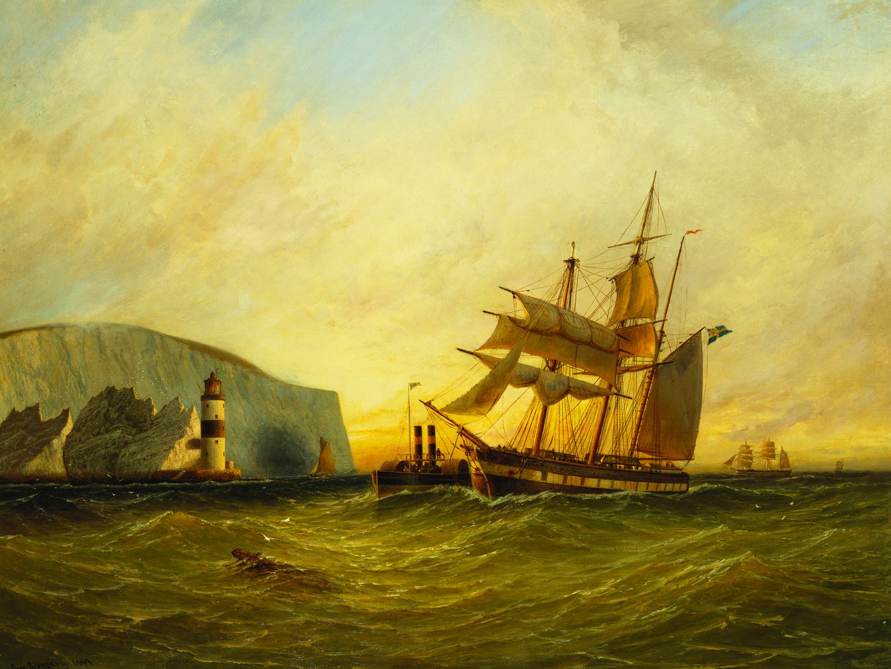 Fora das Agulhas, Ilha de Wight de George Gregory