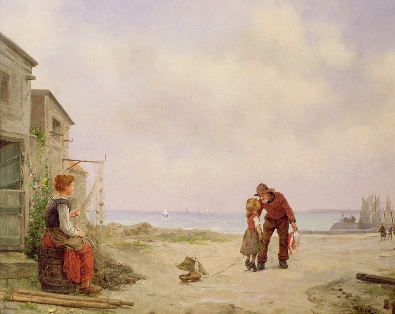 O retorno do pescador de George Haquette