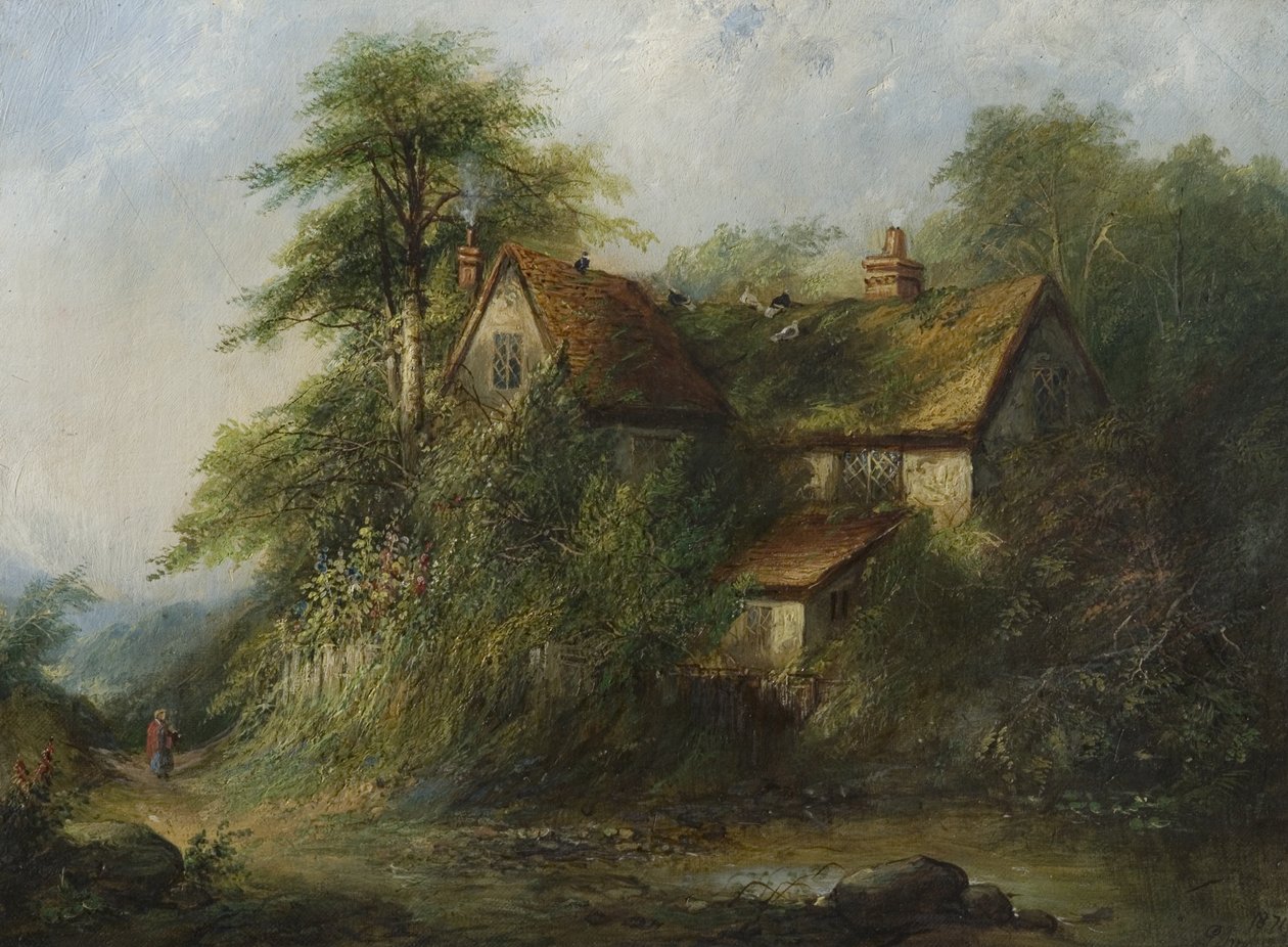 Casa de campo no campo, 1871 de George Harrison