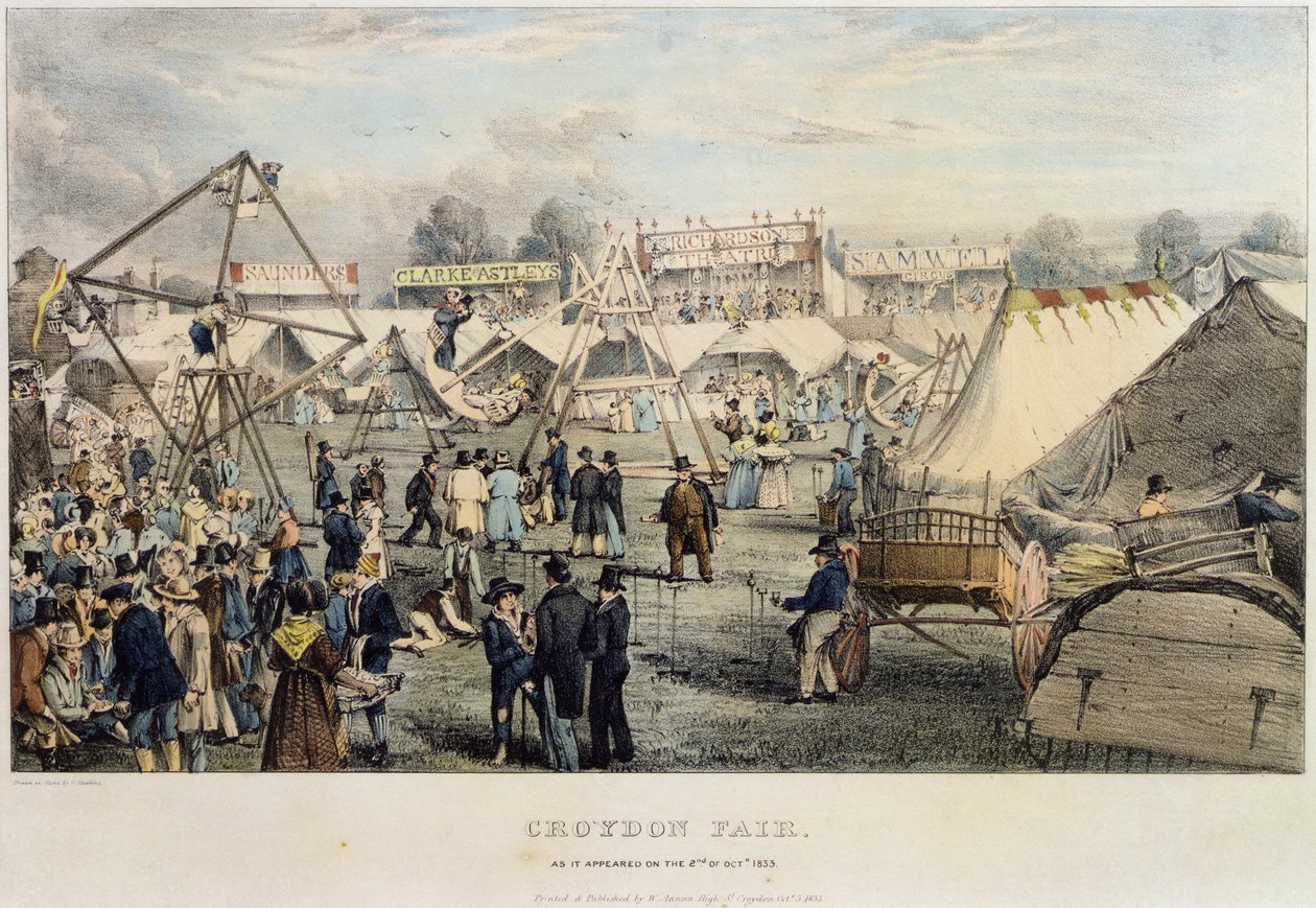 Croydon Fair, 1833 de George Hawkins