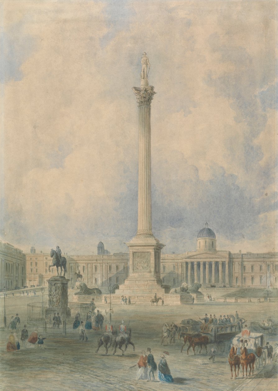 Praça Trafalgar de George Hawkins