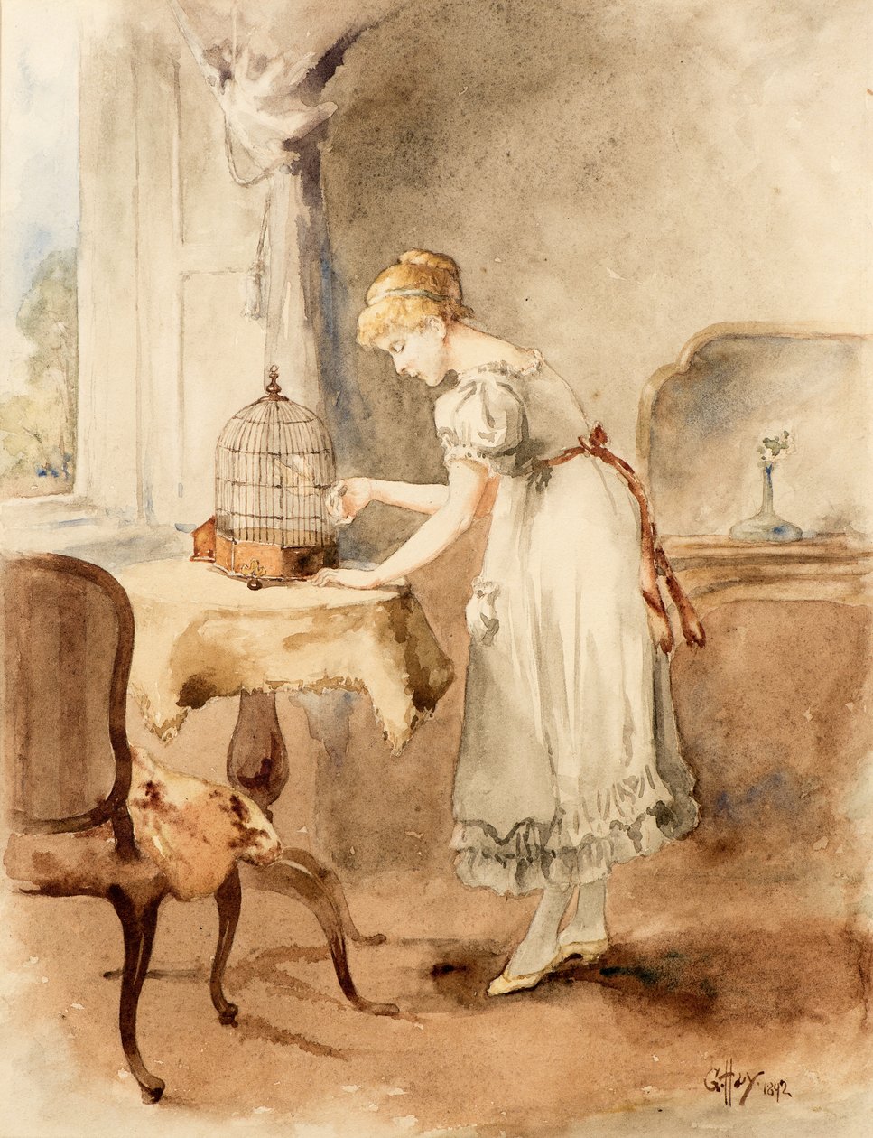 Alimentando o Canário de George Hay