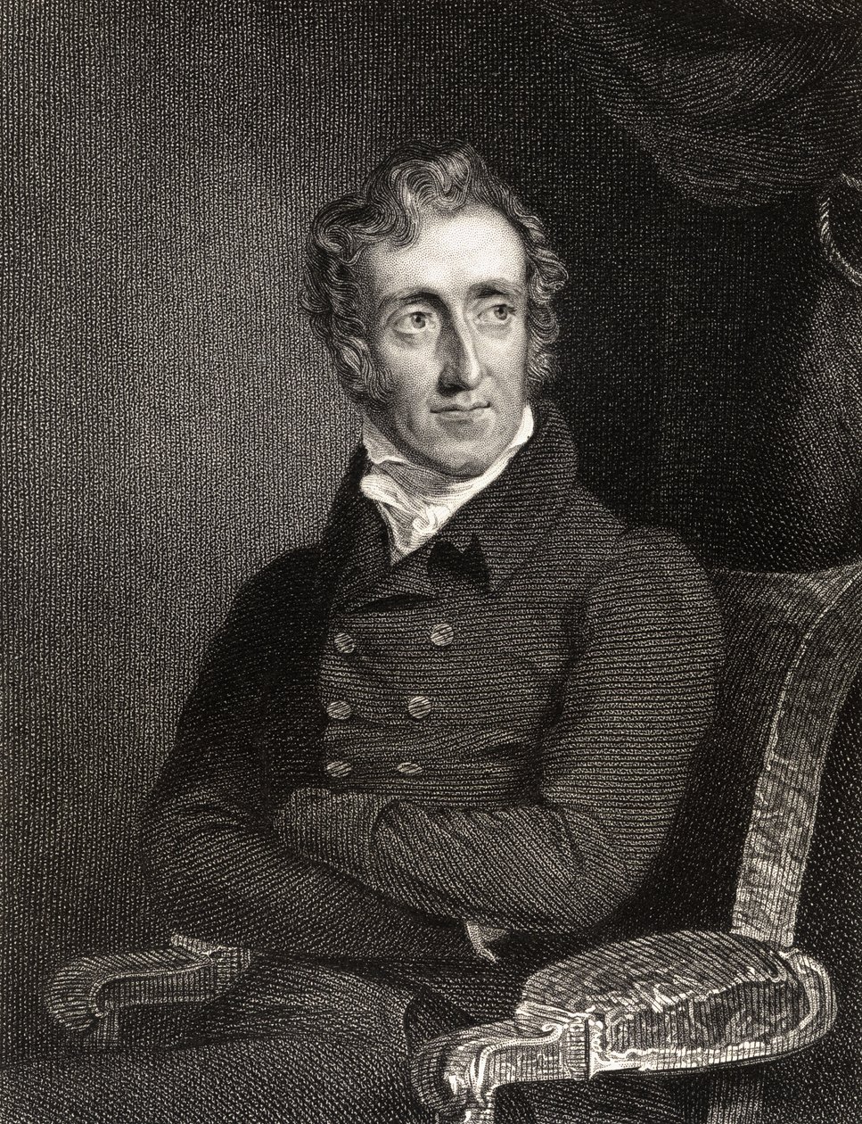 Henry Welbore Agar Ellis, 2º Visconde de Clifden, gravado por Edward Scriven (1775-1841), da National Portrait Gallery, volume II, publicado em 1835 de George Hayter