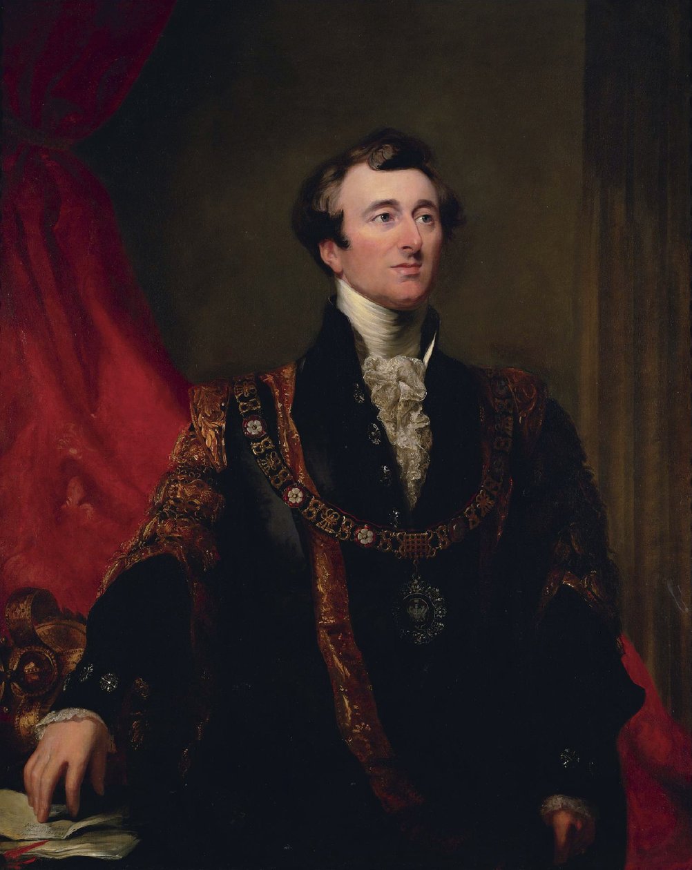 John Jonson, presidente da Câmara de Londres em 1845 por George Hayter de George Hayter