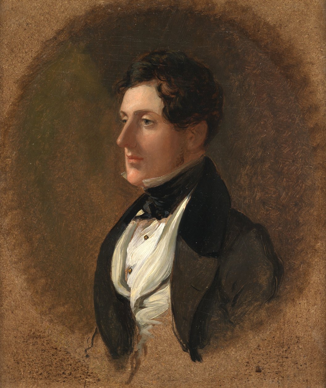 Estudo de vida de Lord Ashley, 1836 de George Hayter