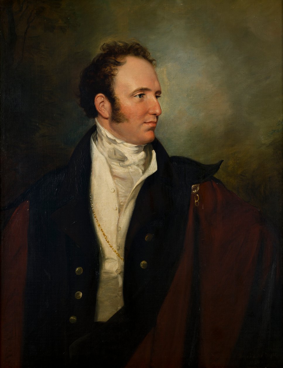 Retrato de George Augustus Frederick Henry, 2º Conde de Bradford, c.1809-50 (óleo sobre tela) de George Hayter