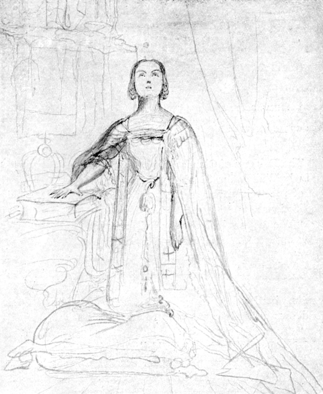 Rainha Victoria, prestando juramento de coroação, 1837, 1901. de George Hayter