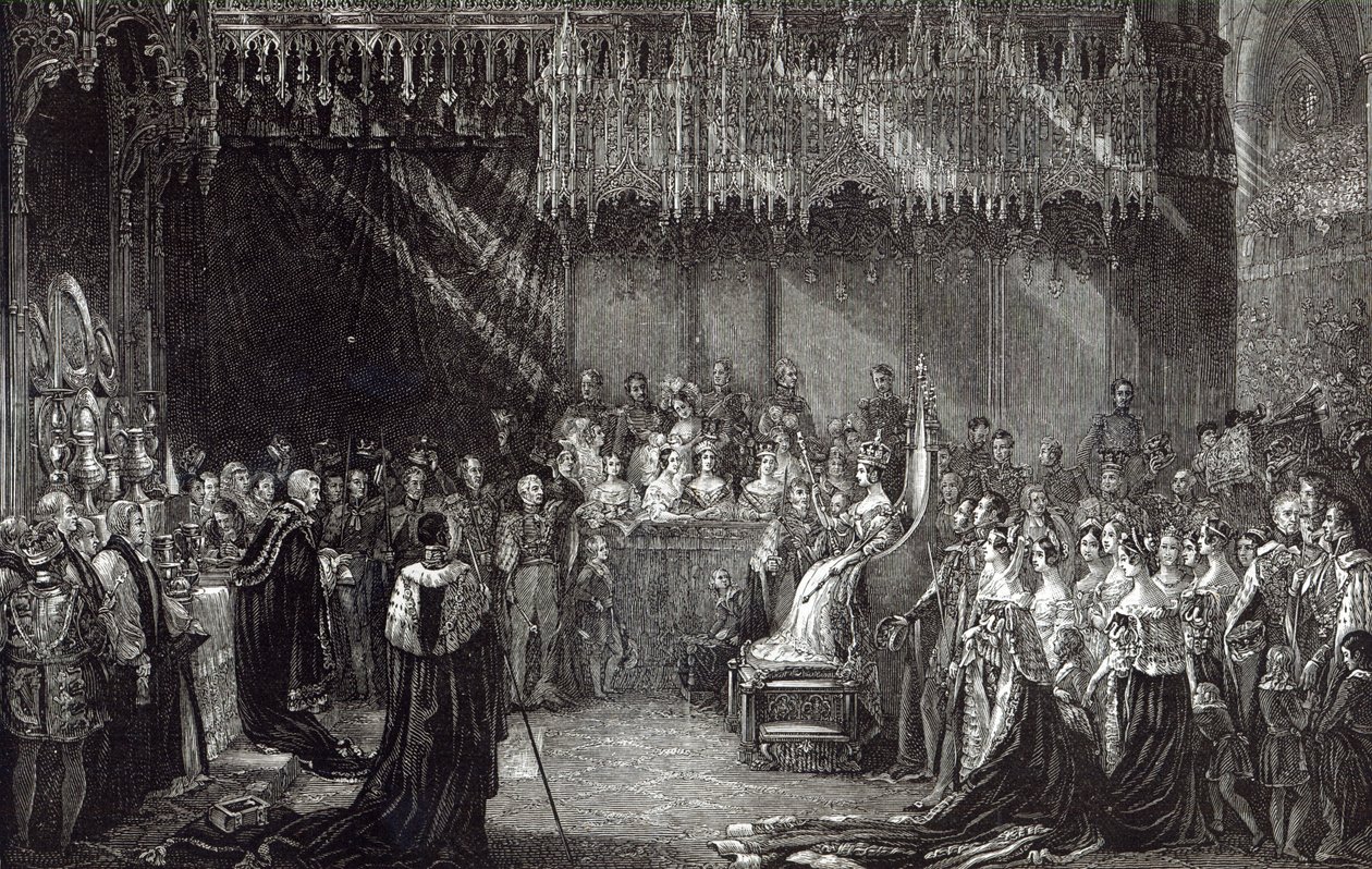 A coroação da rainha de George Hayter