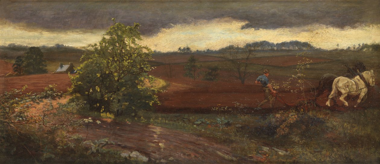 O Arado, 1870-72 de George Hemming Mason