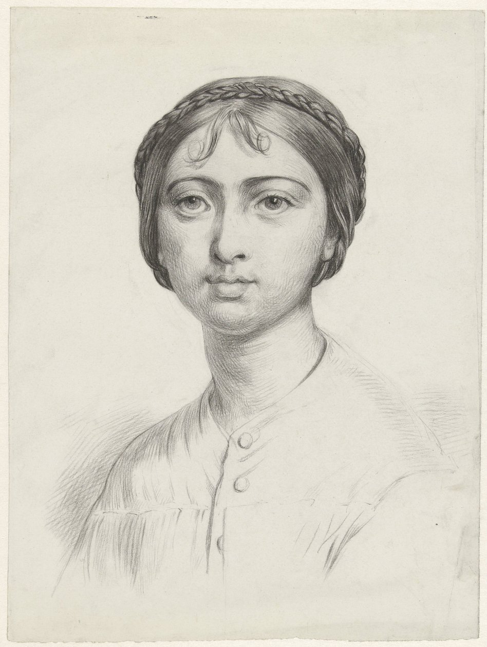 Busto de uma jovem mulher de George Hendrik Breitner