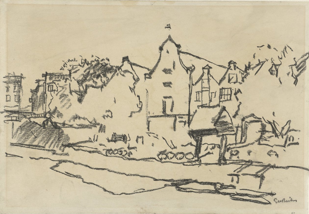 Os Jardins de Alcatrão de George Hendrik Breitner