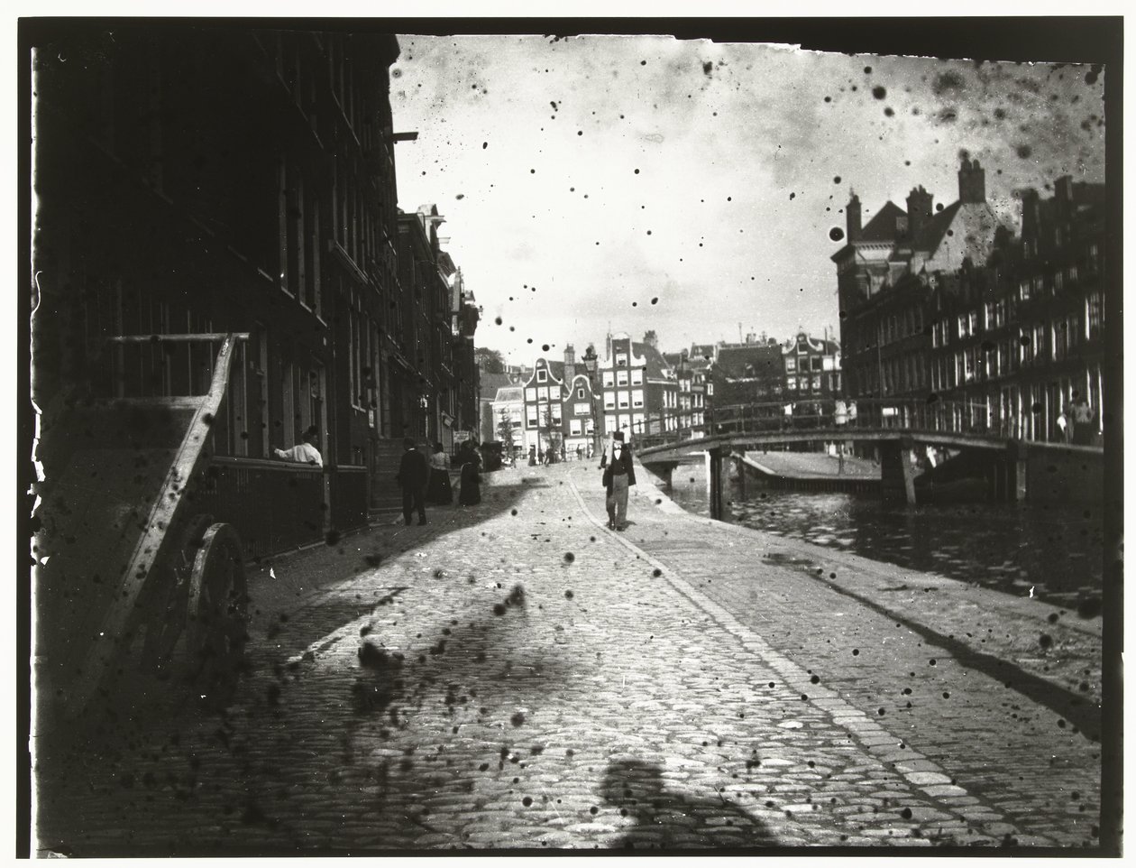 Vista da Looiersgracht em Amesterdão de George Hendrik Breitner