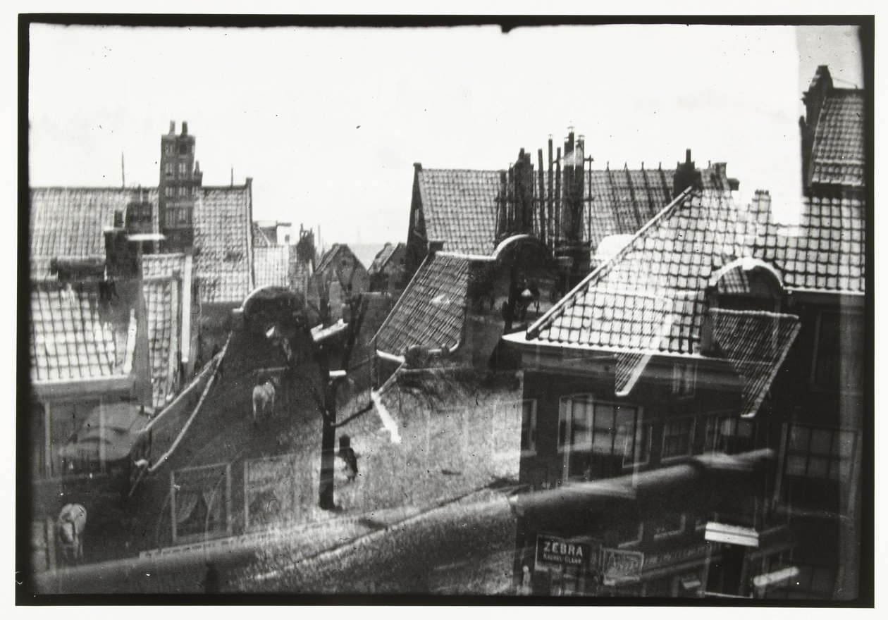 Vista sobre os telhados de Amsterdã de George Hendrik Breitner