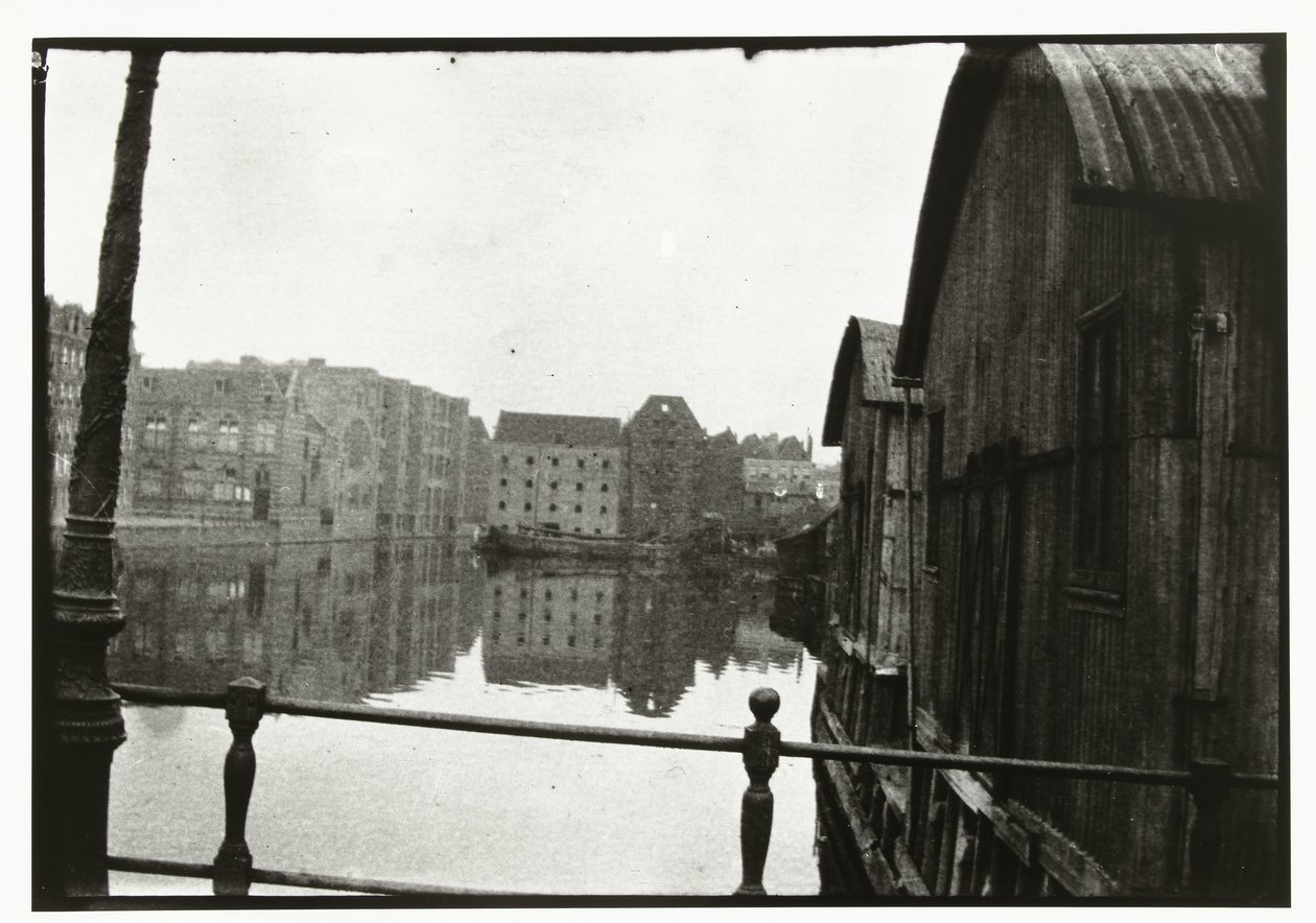 Vista da ponte para Prinseneiland em Amesterdão de George Hendrik Breitner