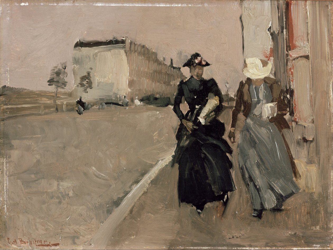 Rajada de vento de George Hendrik Breitner