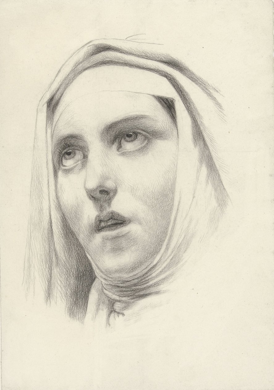 Cabeça de uma freira de George Hendrik Breitner