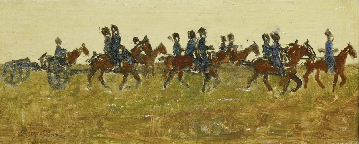 Hussardos em Manobra de George Hendrik Breitner