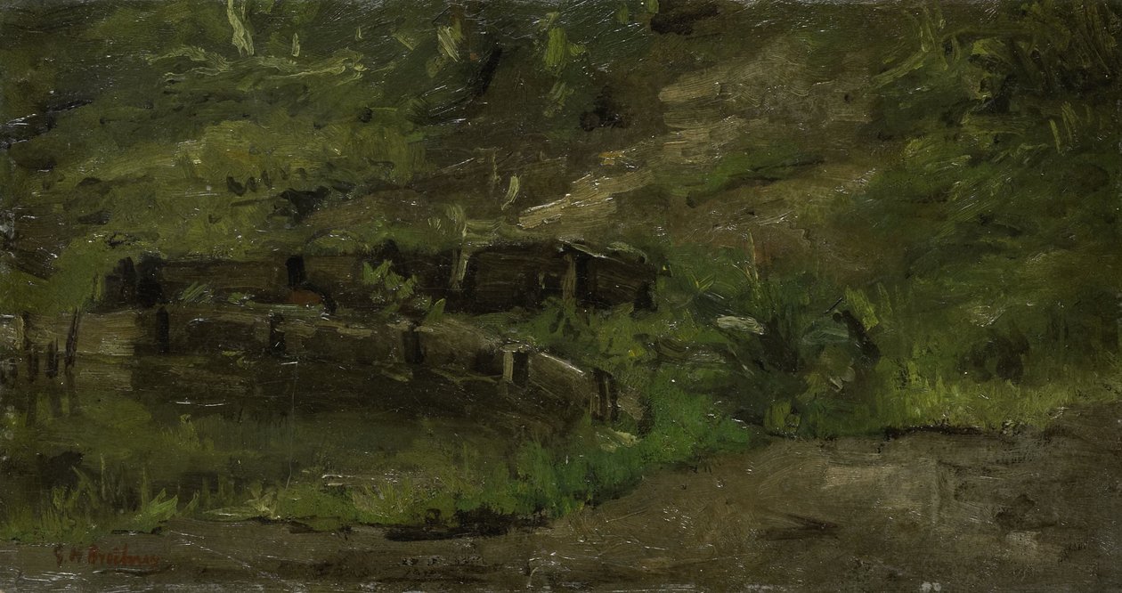 Paisagem do Prado de George Hendrik Breitner