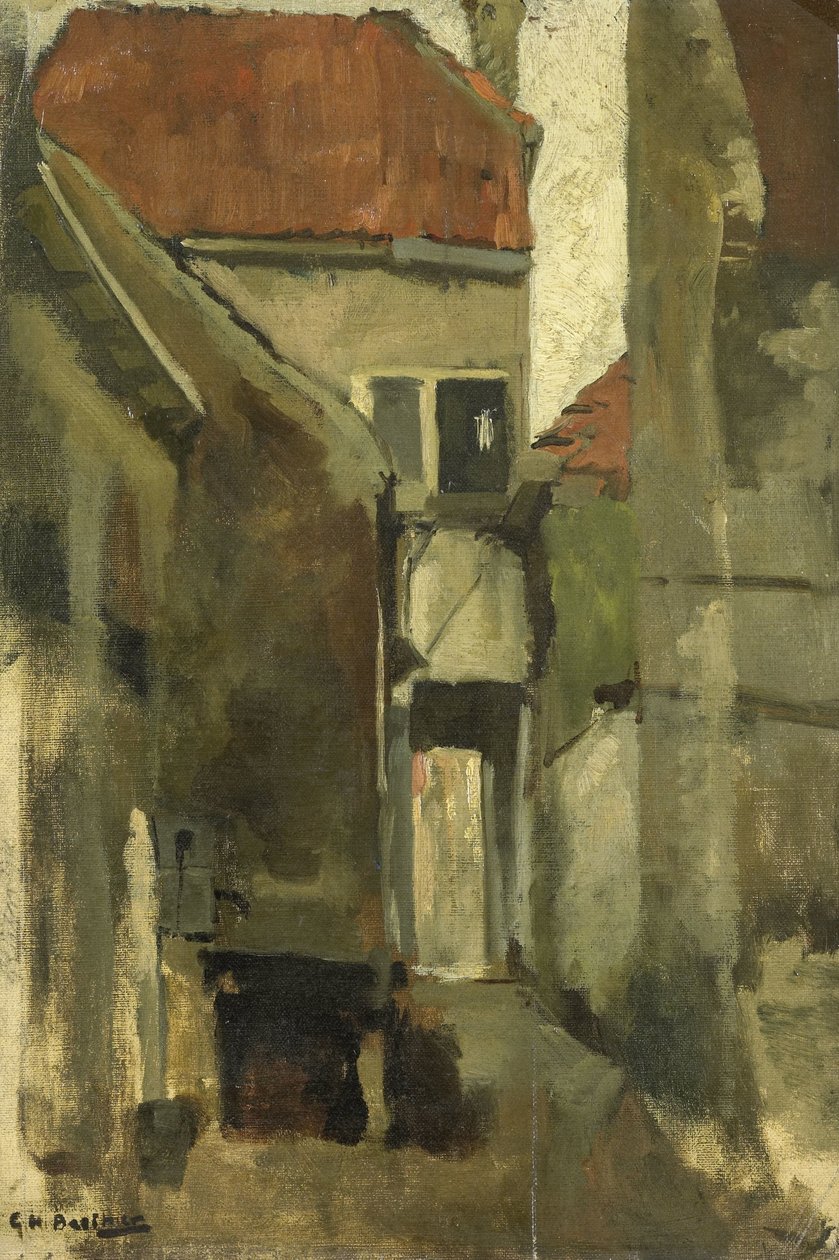 Rua do bairro em Rijswijk perto de Haia de George Hendrik Breitner