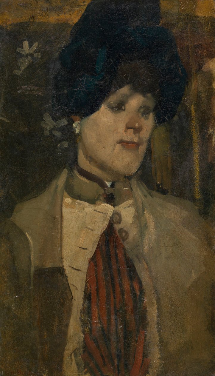 Retrato de uma cantora de variedades de George Hendrik Breitner