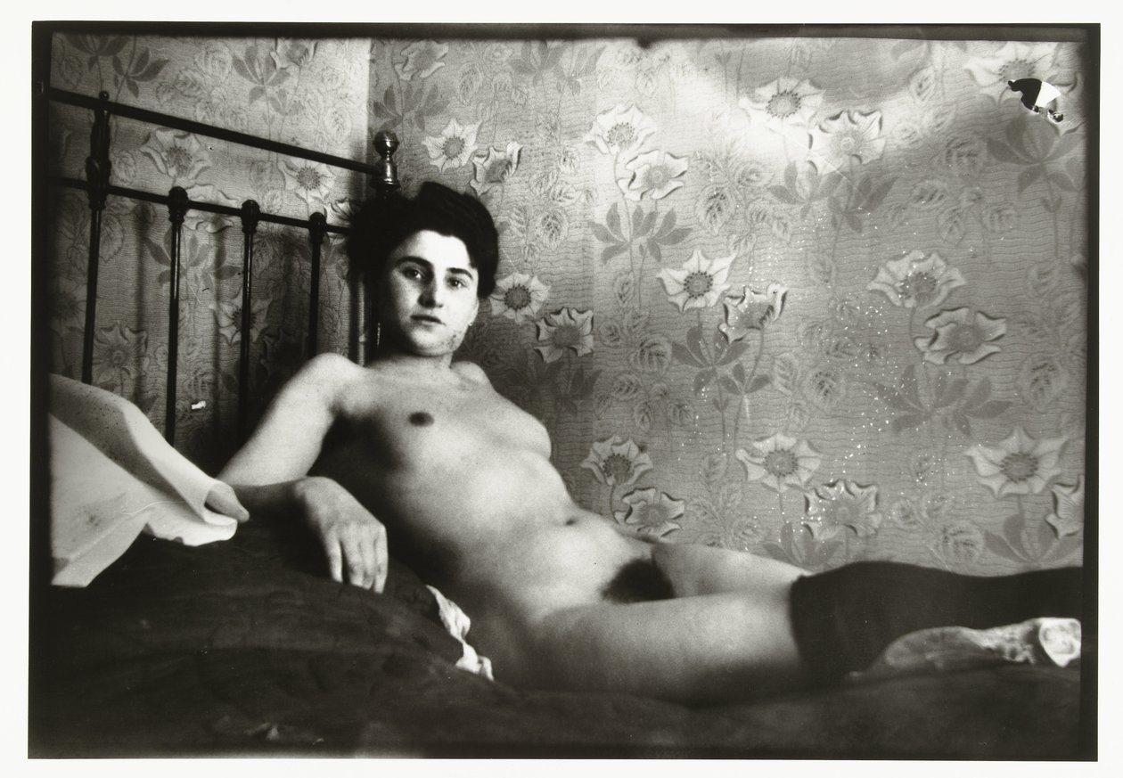 Retrato de uma mulher nua reclinada de George Hendrik Breitner