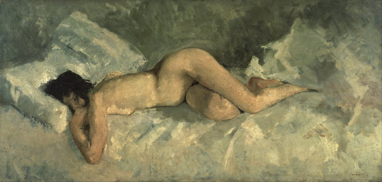 Nu reclinado de George Hendrik Breitner