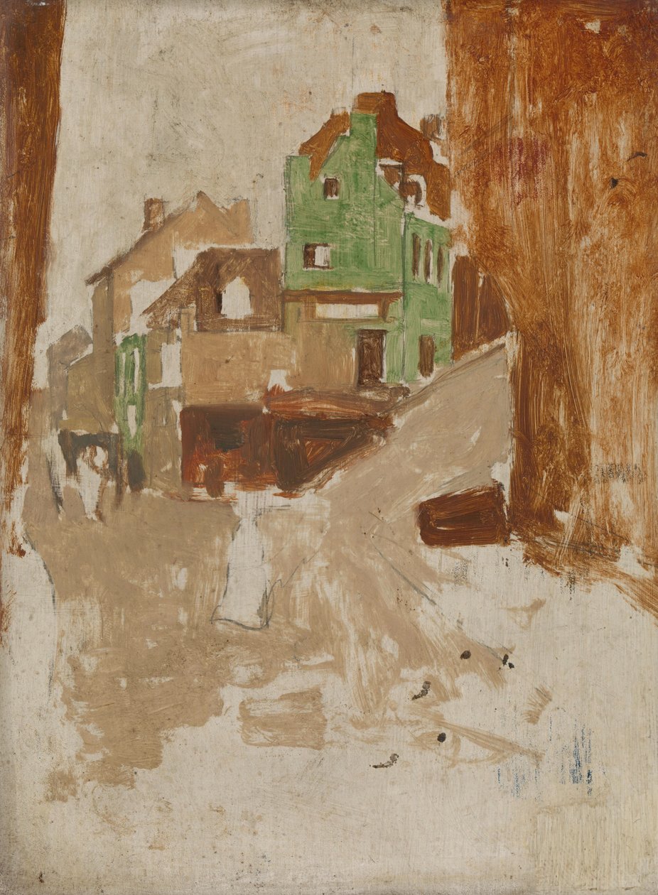 Rua em Montmartre, Paris de George Hendrik Breitner