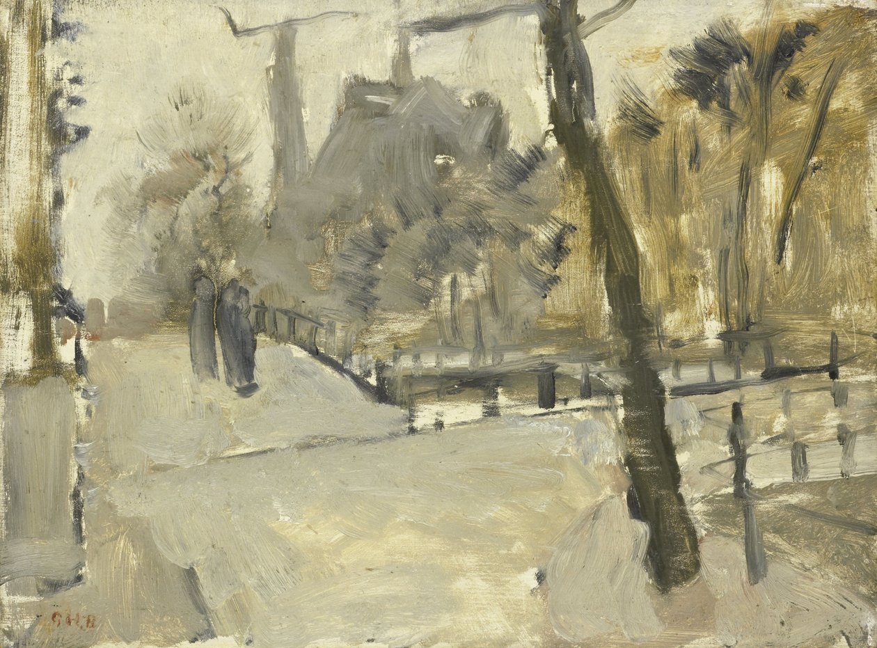 O Leidsegracht, Amsterdã de George Hendrik Breitner
