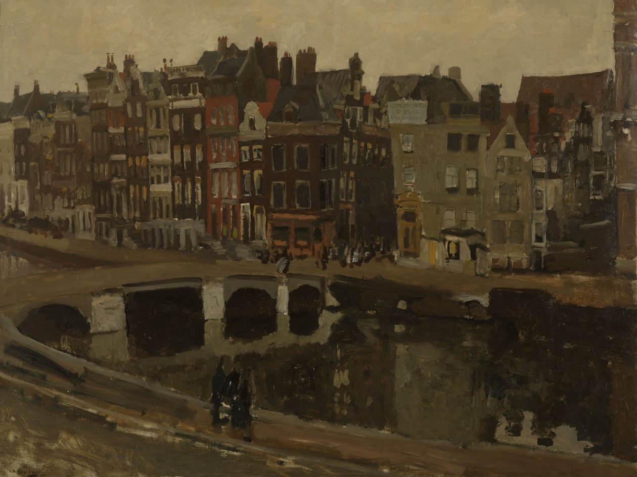 O Rokin em Amsterdã, 1897 de George Hendrik Breitner