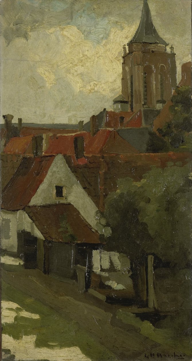 A Torre de Gorkum de George Hendrik Breitner