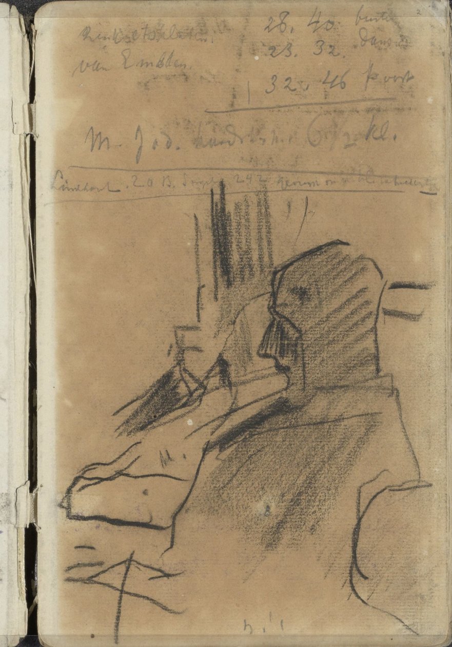 Dois homens sentados de George Hendrik Breitner