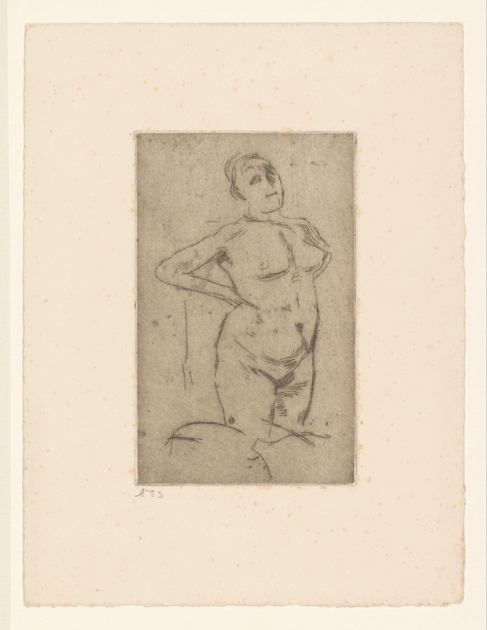 nu feminino de George Hendrik Breitner