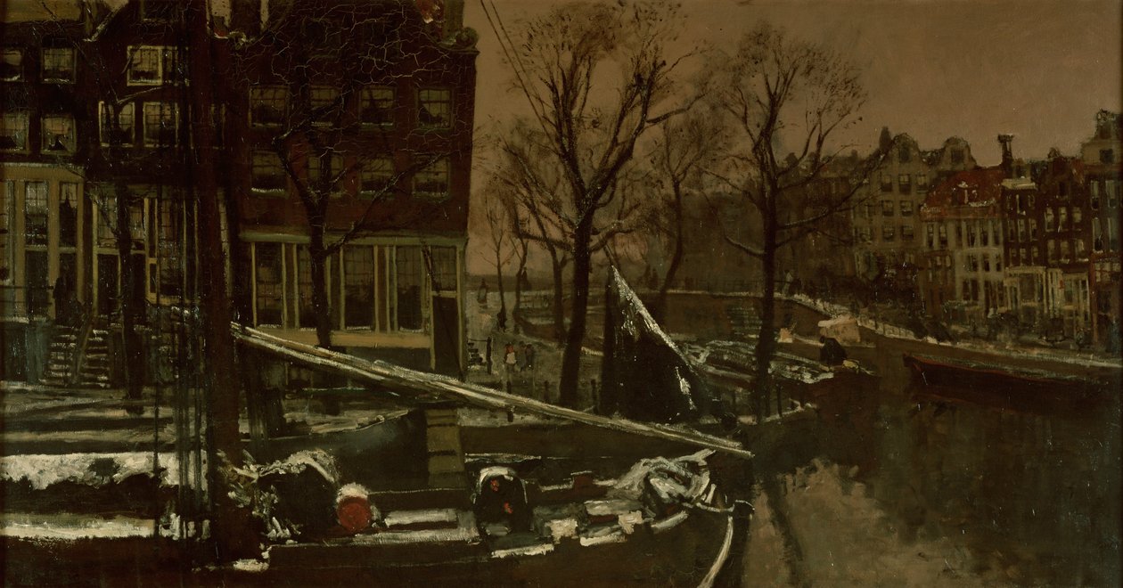 inverno em Amesterdão de George Hendrik Breitner