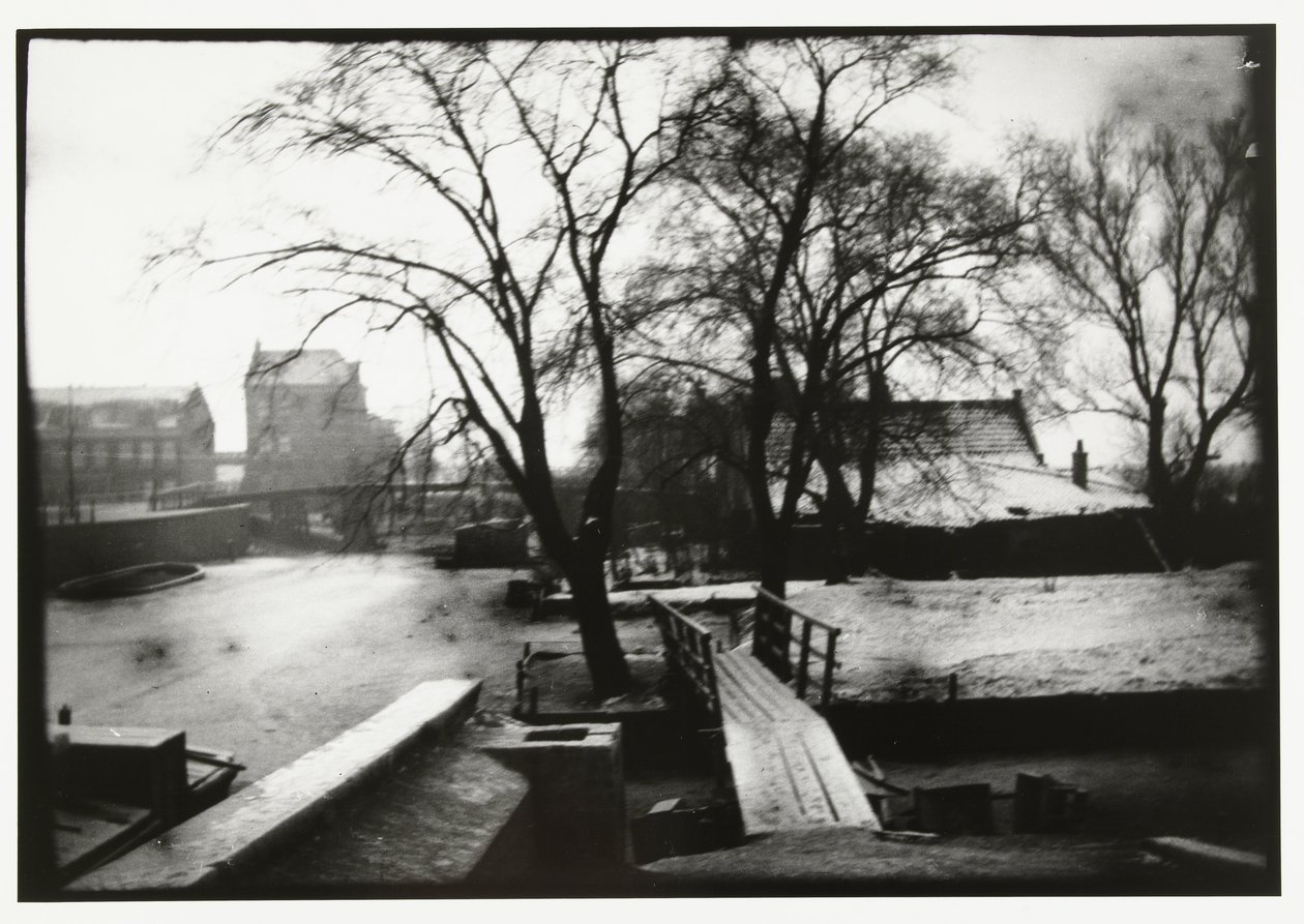 Vista de inverno sobre o Amstel em Amsterdã de George Hendrik Breitner