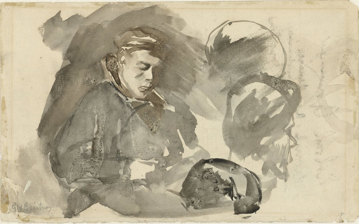 menino sentado de George Hendrik Breitner