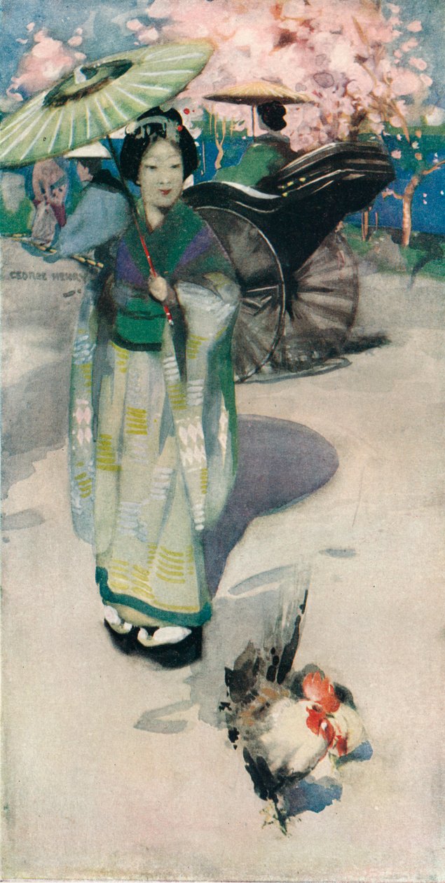 The Promenade, Tóquio, c1894 de George Henry